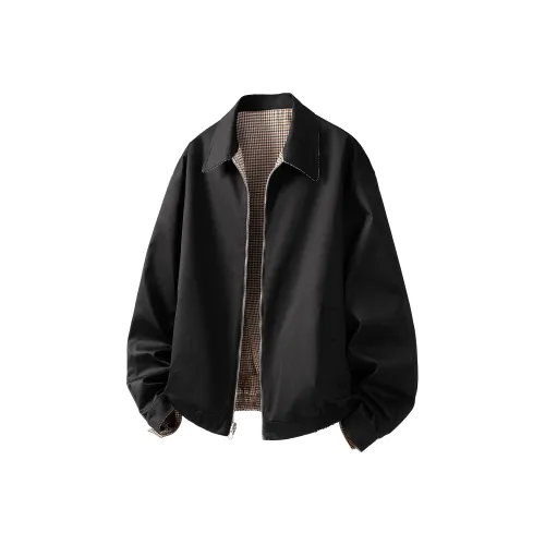 PISYPOX Черный + Гусиная лапка Унисекс Куртки