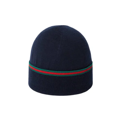 GUCCI Вязаная модель из шерсти ткань шапки-бини для детей темно-синий