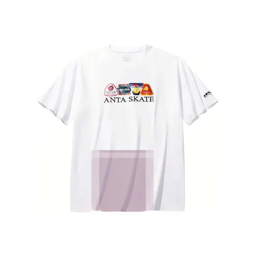 ANTA Life Collection Sports Life Collection T-Shirt Мужская Снежно-Белая