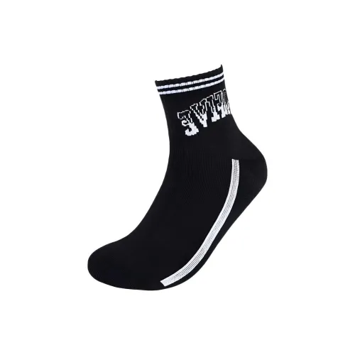 LINING 1 шт Черный Женские MID Носки до икры