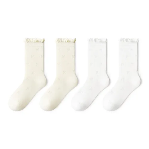 PRIMEET Носки Crew Женские упаковка из 4 пар