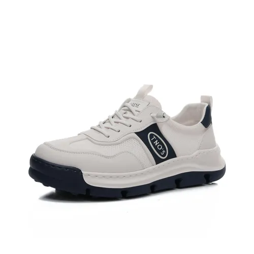 SENJIALUO Износостойкий Дышащий Легкий Низкий Топ Casual Мужской Белый