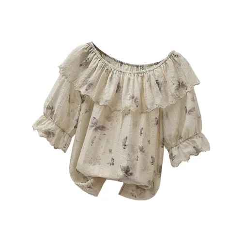 Cypress House Зеленый Абрикос Женские Рубашки