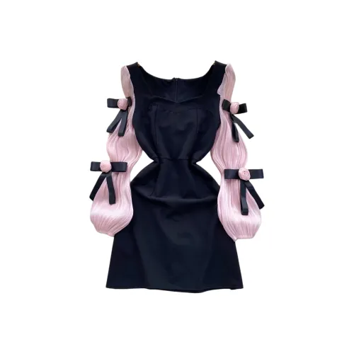 ABCMININ Длинное платье с длинными рукавами женское