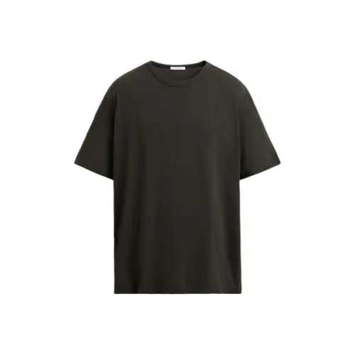 ZARA Темно-коричневые мужские футболки T