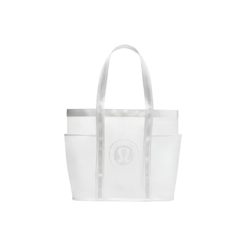 lululemon Нейлоновая сумка-тоут сумка для покупок унисекс белый