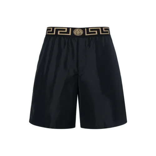 VERSACE Мужские Повседневные Шорты Черные