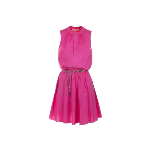 Leather Cat Без рукавов Платье Женское