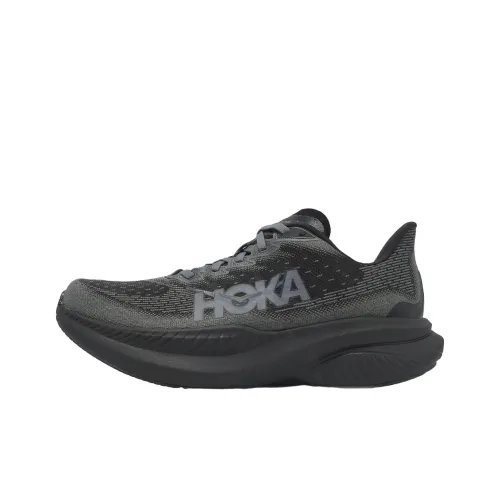 HOKA ONE ONE MACH 6 Дышащие Беговые кроссовки с поддержкой для унисекса черные