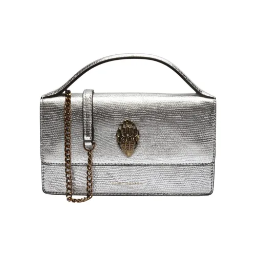 Kurt Geiger London Bond Кожа Одно плечо Сумка Женская Серебряная
