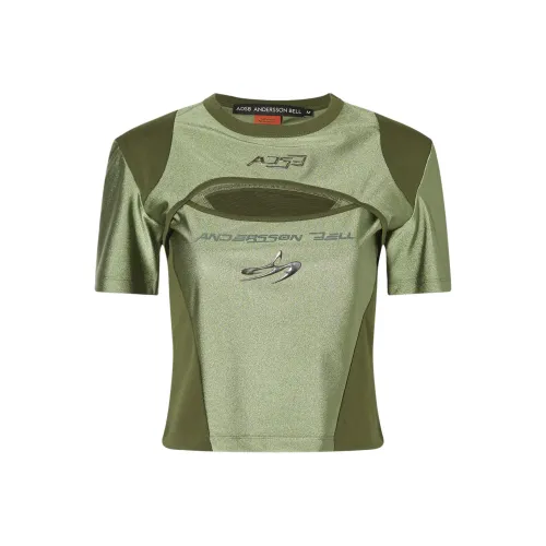 ANDERSSON BELL Зеленый Женские Футболки