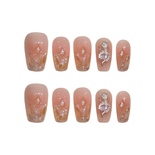 YIYIHE Мягкий Премиум Флир Розовый кварц Короткий LADDER Розовый Однотонный Однотонный 20mmj