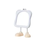 Большое зеркальце для макияжа Foot синего цвета