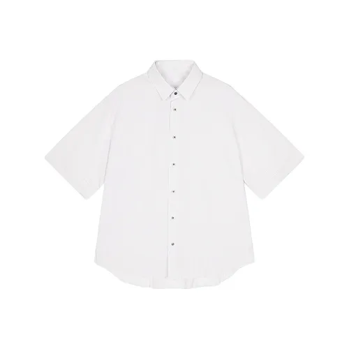 CROQUIS 197 Белый Фиолетовый Комбинация Мужская Рубашка