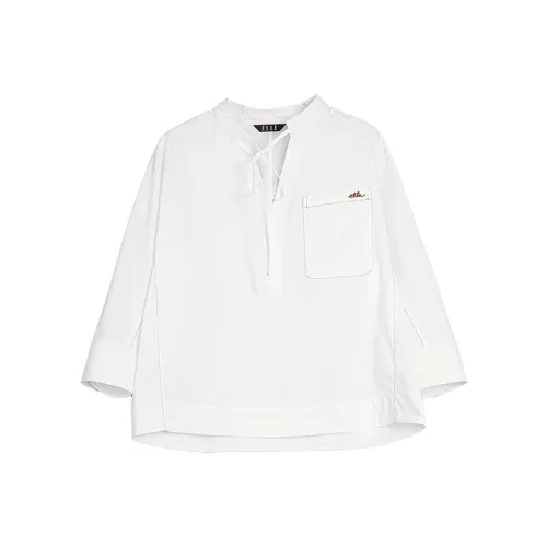 ELLE Белый Женские Рубашки