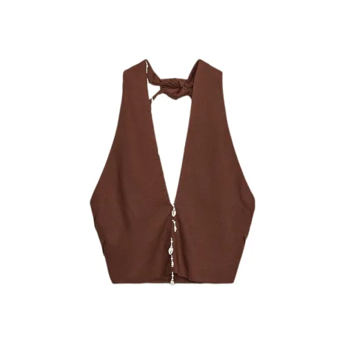 ZARA Earthy Tone Женские Майки