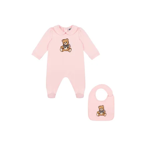 MOSCHINO Комбинезон Тедди Хлопок Плюшевый Комбинезон And Нагрудник Комплект 2 предмета Комплект для младенцев и малышей