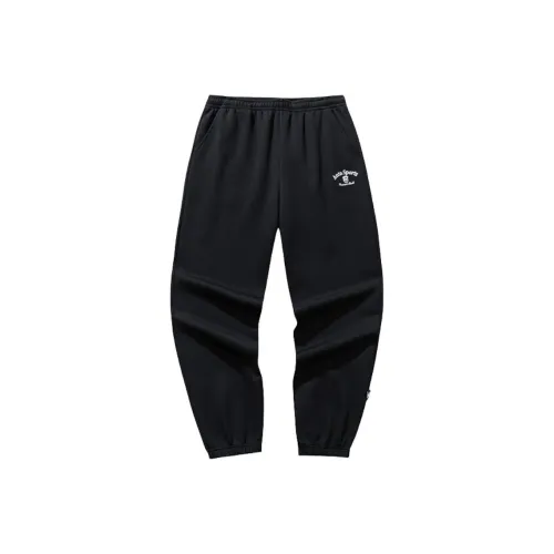 Anta Основной Черный 4 Мужские Вязаные Тренировочные Штаны