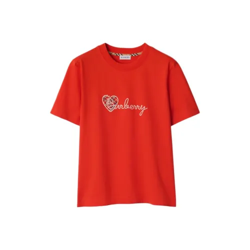 Burberry FW25 Стандартная T-рубашка Женская