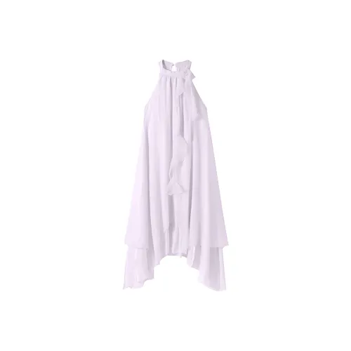 TSKIU Светло-фиолетовые Женские Платья без рукавов