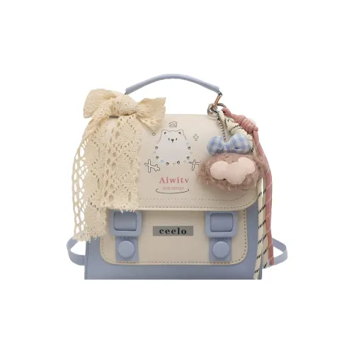 JANE KLAIN Рюкзак из синтетической кожи стандартный женский синий розовый