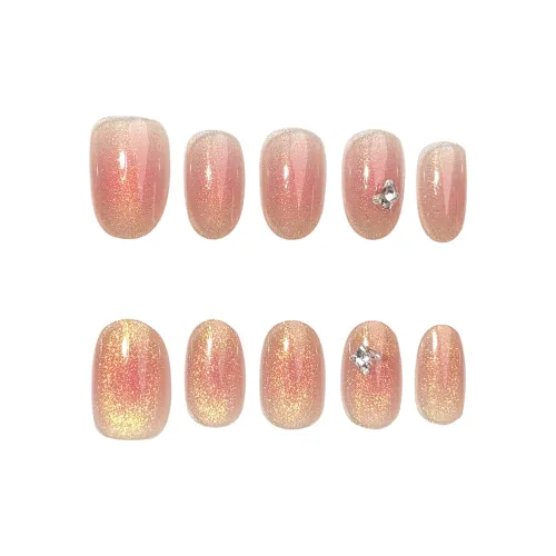 Yun Yue Joe Грейпфрут Burst Бусины с Rhinestones Овал Румяна Stain Мелкие блестки