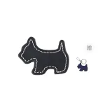 Современная заколка для волос черного цвета, маленький размер