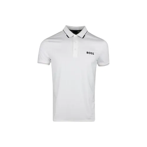 Hugo Boss Поло Мужское Белое