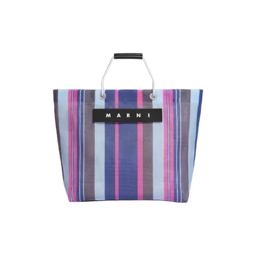 MARNI Нейлон Тоут Сумка Сумка для покупок Сумка Женская Многоцветная Цветная Синий