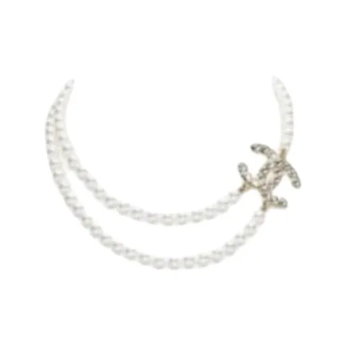 CHANEL Ожерелья Унисекс Белый