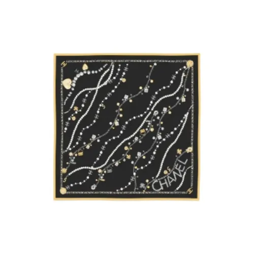 CHANEL Шелковые шарфы Унисекс