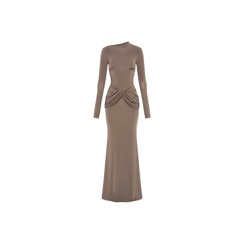 Meshki Длинное платье с длинными рукавами женское