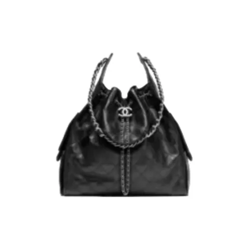 CHANEL 25Bag Коровья кожа Плечевая сумка Средняя Женская Светло-серый