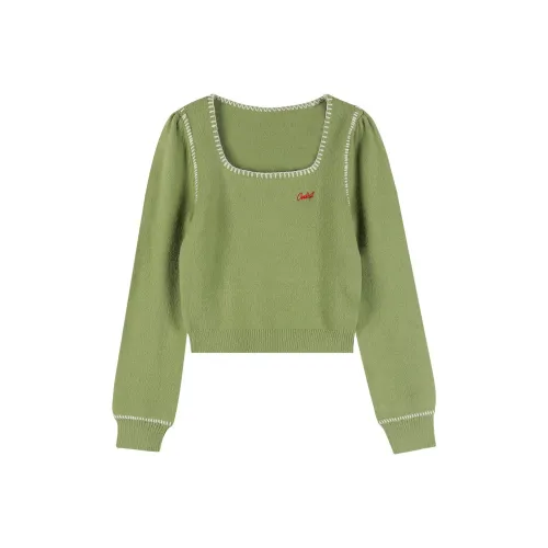 Coolhut Зеленый Женские Свитеры