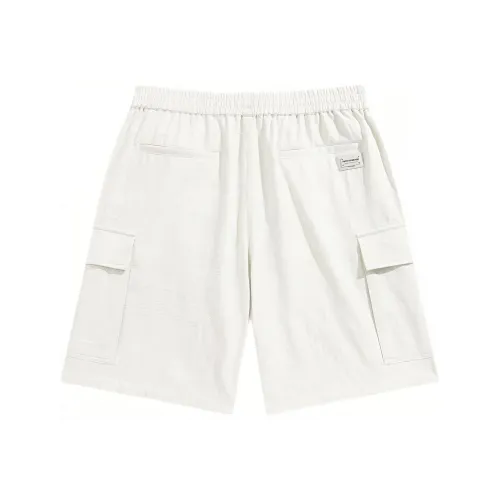 PEACEBIRD MEN Повседневные шорты Мужские Белые