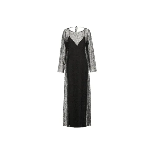 Shona Joy Длинное платье с длинными рукавами женское