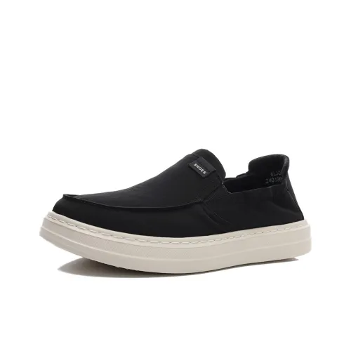 SENJIALUO Износостойкий Дышащий Поддерживающий Легкий Низкий Топ Повседневный Мужской Черный