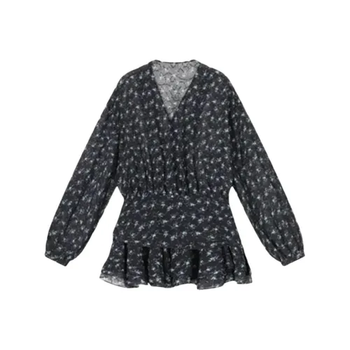 MO VOICE Длинное платье с длинными рукавами женское