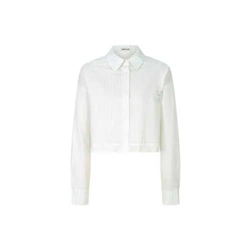 HERLIAN Сине-зеленые полосы женские футболки