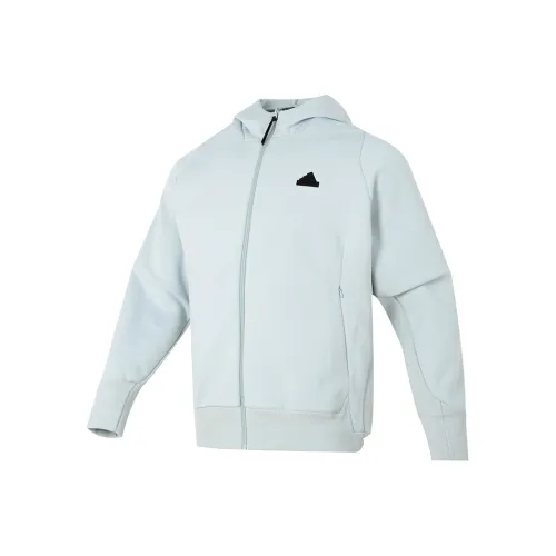 Adidas Sportswear Пальто Мужское Светло-Серое