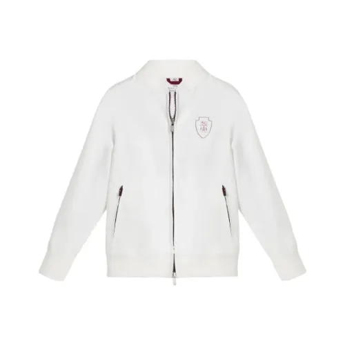 Brunello Cucinelli Белый Kids Куртки