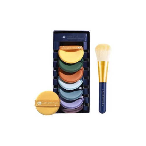 AMORTALS Большая Медведица Розовый Loose Пава Щетка MAKE UP Инструменты Мягкий и Легкий для Нанесения 8 Штук Набор