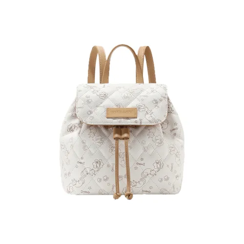 MashaLanti Рюкзак из ПВХ (поливинилхлорид) с синтетической кожей женский миндально-молочного белого цвета