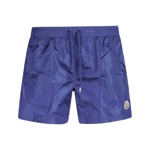 MONCLER Мужские плавательные шорты морского синего цвета