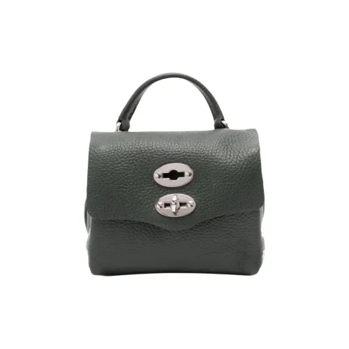 Zanellato Postina Телячья кожа Одно плечо Сумка Мини Женская Зеленая