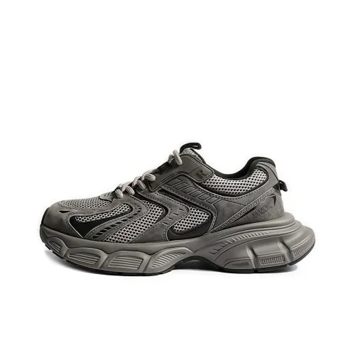 Boldi Kuki Дышащий и Легкий Низкий Топ Кроссовки с Толстой Подошвой Женские Серые