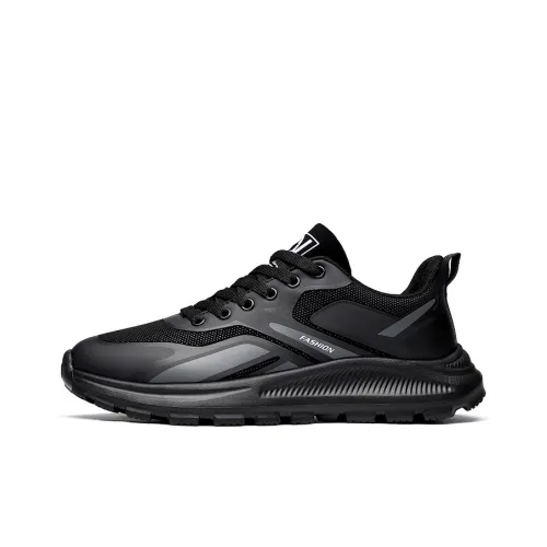 MEKY Беговые кроссовки Low Top Черные Мужские