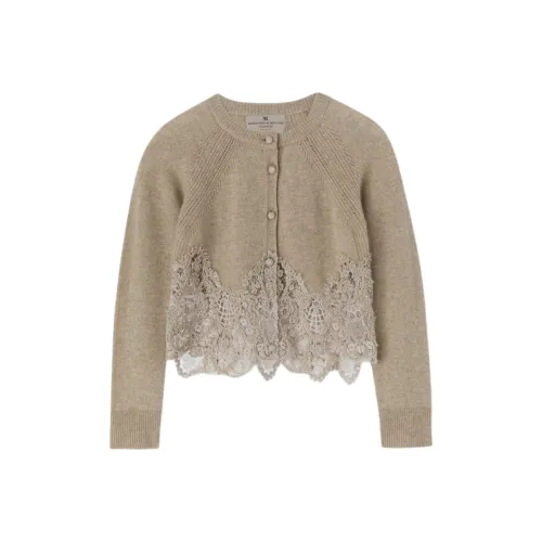ERMANNO SCERVINO Тауповые Женские Кашемировые Свитеры