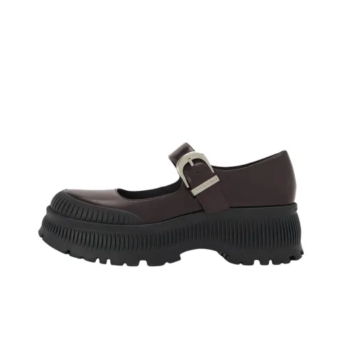 CHARLES&KEITH Туфли Мэри Джейн Бургундский Женские