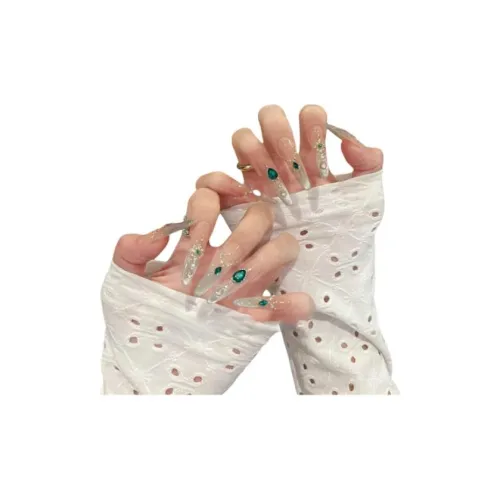 OCHIEN Jasmine Green Princess Ручной работы Люксовые Изумруды Кошачье Глаз Ювелирные украшения Фальшивая Погоня Длинный Телесный Градиентный Блестящий